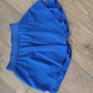 90 Degree By Reflex Perforated Hypersonic Royal Blue Skort W Inner Shorts,Small